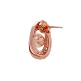 Aqua Swirl Symphony 925 Silver Earrings