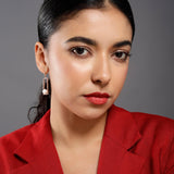 Casket Treasure 925 Silver Earrings with Freshwater Pearl - Diavo Jewels