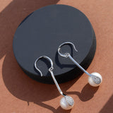 Luminous Descent 925 Silver Earrings - Diavo Jewels