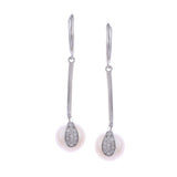 Luminous Descent 925 Silver Earrings - Diavo Jewels