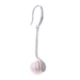 Luminous Descent 925 Silver Earrings - Diavo Jewels