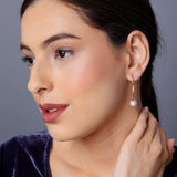 Luminous Descent 925 Silver Earrings - Diavo Jewels
