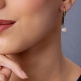 Luminous Descent 925 Silver Earrings - Diavo Jewels