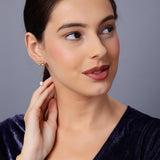 Shimmering Bow Sterling Silver Earrings - Diavo Jewels