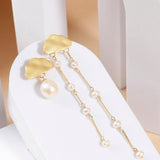 Cloudy Tassel 925 Silver Earrings - Diavo Jewels