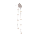 Cloudy Tassel 925 Silver Earrings - Diavo Jewels