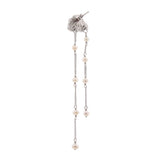 Cloudy Tassel 925 Silver Earrings - Diavo Jewels