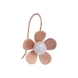 Plumeria Blossom 925 Silver Earrings - Diavo Jewels