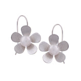 Plumeria Blossom 925 Silver Earrings - Diavo Jewels