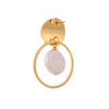 Coin Reflection Round Rings 925 Silver Earrings - Diavo Jewels
