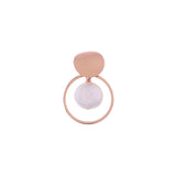 Coin Reflection Round Rings 925 Silver Earrings - Diavo Jewels