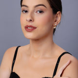 S-shaped 925 silver earrings - Diavo Jewels