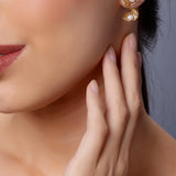 S-shaped 925 silver earrings - Diavo Jewels