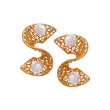 S-shaped 925 silver earrings - Diavo Jewels