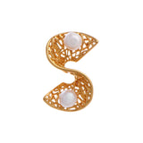 S-shaped 925 silver earrings - Diavo Jewels