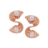S-shaped 925 silver earrings - Diavo Jewels