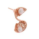 S-shaped 925 silver earrings - Diavo Jewels