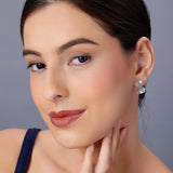 S-shaped 925 silver earrings - Diavo Jewels