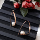 Luminous Cursive 925 Silver Earrings - Diavo Jewels