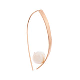 Luminous Cursive 925 Silver Earrings - Diavo Jewels