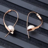 Luminous Cursive 925 Silver Earrings - Diavo Jewels