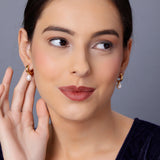 Lock of Elegance: 925 Silver Earrings - Diavo Jewels