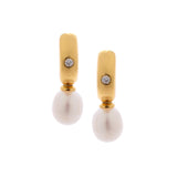 Lock of Elegance: 925 Silver Earrings - Diavo Jewels