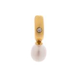 Lock of Elegance: 925 Silver Earrings - Diavo Jewels