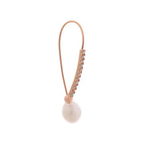 Curved Serenity 925 Silver Earrings - Diavo Jewels