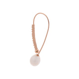 Curved Serenity 925 Silver Earrings - Diavo Jewels