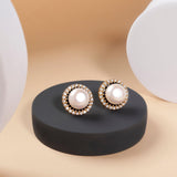 925 Silver Earrings with Intricate Circle Design