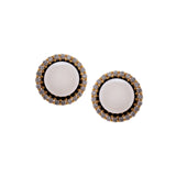 925 Silver Earrings with Intricate Circle Design