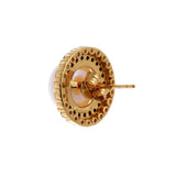 925 Silver Earrings with Intricate Circle Design