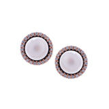 925 Silver Earrings with Intricate Circle Design