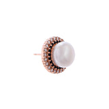 925 Silver Earrings with Intricate Circle Design