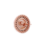 925 Silver Earrings with Intricate Circle Design