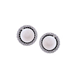 925 Silver Earrings with Intricate Circle Design