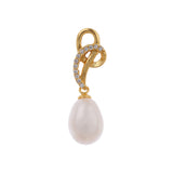 Silver Infinity Elegance Pearl Earrings - Diavo Jewels
