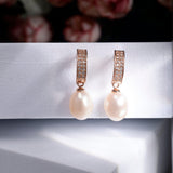 Graceful Drops 925 Silver Earrings - Diavo Jewels