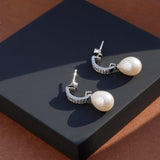 Graceful Drops 925 Silver Earrings - Diavo Jewels