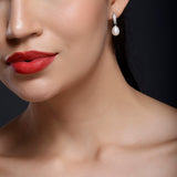 Graceful Drops 925 Silver Earrings - Diavo Jewels