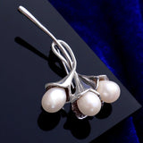 Tulip Blossom 925 Silver Brooch - Diavo Jewels