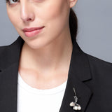 Tulip Blossom 925 Silver Brooch - Diavo Jewels