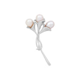 Tulip Blossom 925 Silver Brooch - Diavo Jewels