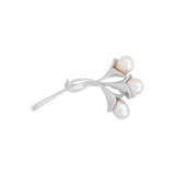 Tulip Blossom 925 Silver Brooch - Diavo Jewels