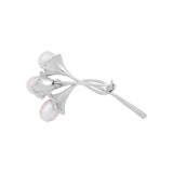 Tulip Blossom 925 Silver Brooch - Diavo Jewels