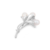 Tulip Blossom 925 Silver Brooch - Diavo Jewels