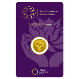 LOTUS 24K (999.9) 0.5 GM GOLD COIN
