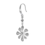 Lily Hook Silver Earrings - Diavo Jewels