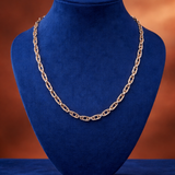 Infinity Oval Link Gold Chain